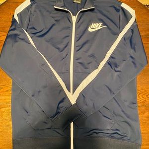 Nike track suit blue and white